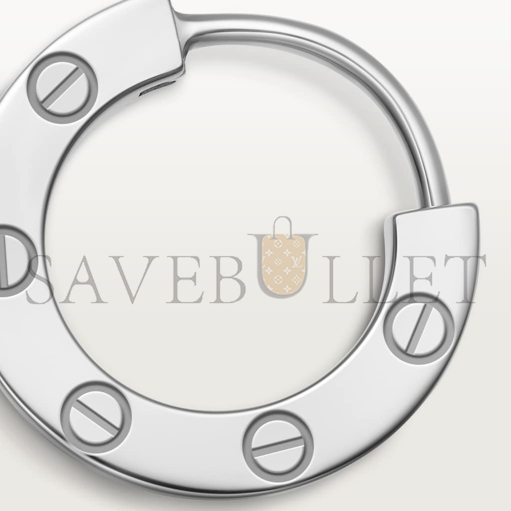 ca*t*er love 18k white gold, Di*m*nd earring, paved with Di*m*nds b8301424